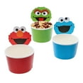 thumbnail image 1 of 3 3/4" x 5 3/4" Sesame Street Party Characters Disposable Treat Cups - 12 count, 1 of 1