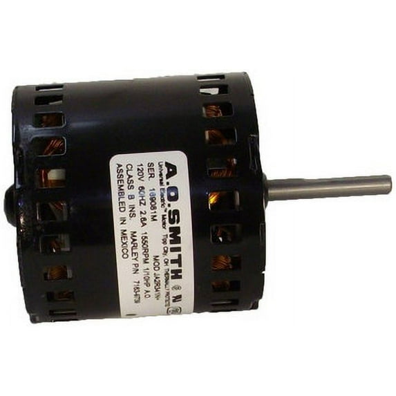 3.3" Diameter Qmark Marley Electric Motor 1550 RPM 2.6 amps, 120V # 7163-9739