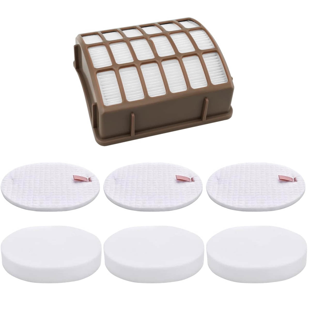 3+3 Foam Filters + 1 HEPA Filters For Shark Navigator dlx Filter NV60