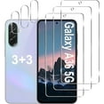 thumbnail image 1 of [3+3 Pack] Galaxy A36 5G Screen Protector + Camera Lens Protector, 9H Tempered Glass, Anti Scratch, Easy Installation, Bubble Free, HD Screen Protector for Samsung Galaxy A36 5G, 1 of 4