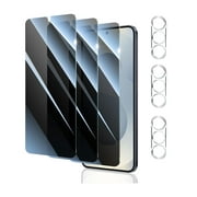 [3+3 Pack] KICOCOC for Samsung Galaxy S25 Plus Privacy Screen Protector with Camera Lens Protector