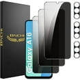 thumbnail image 1 of 3+3 Pack for Samsung Galaxy A16 5G Privacy Screen Protector with Camera Lens Protector, Anti-Spy Tempered Glass Film, 9H Hardness, Anti-Scratch, Touch Sensitive, 1 of 1