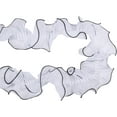 thumbnail image 1 of 3.3 Yard Polyester Pleated Lace Trim 4.3 inch Wide White Ruffled Bouquet Packaging Trim Organza Wave Edge Fabric Trim for Flower Sewing Gift Package, 1 of 9