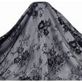 thumbnail image 1 of 3.3 Yards Black Nylon Lace Fabric Flower Pattern Lace Trim 59 Inches Wide Floral Pattern Ribbon French Sewing Fabrics for DIY Crafts Wedding Party Sewing Dresses Home Decoration, 1 of 8