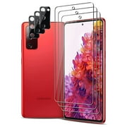 (3+3) for Samsung Galaxy S20 FE 5G / 4G (3 Pack) Tempered Glass Screen Protector and (3 Pack) 3D Camera Lens Protector