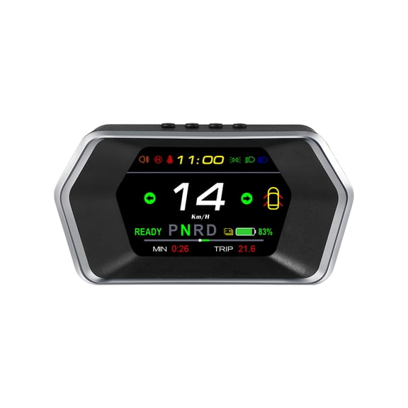 3.3-inch Dashboard Real-Time Speed Gear Position Seat Belts Brake Warning Display Fit for CarPlay and Android Auto Automotive Dashboard for Model Y 2019-2025 and for Model 3 2021-2025