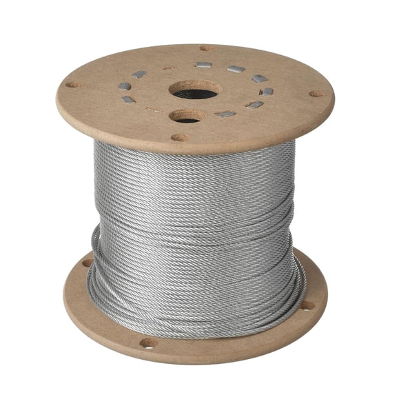 3/32 7x7 Galvanized Aircraft Wire Rope Cable 500' Reel