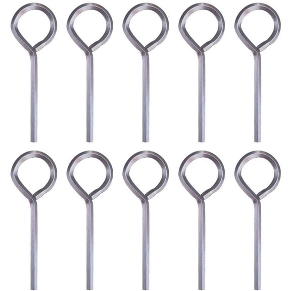 3/32 Hex Key Dogging Key Allen Key with Full Loop, Allen Wrench Door Key, Solid Metal 10 Packs