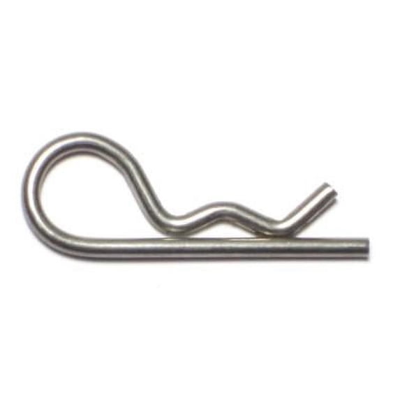 3/32" x 1-5/8" 18-8 Stainless Steel Hitch Pin Clips HPCSS-058 (8 pcs.)