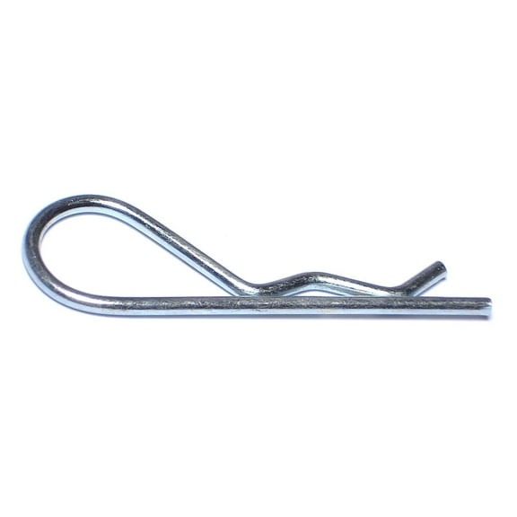 3/32" x 2-5/16" Zinc Plated Steel Hitch Pin Clips HPCS-085