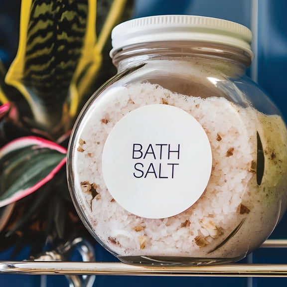 3.33 Inch Round White Sticker Labels, Laser Inkjet Printer Compatible, 6 per Sheet 500 Sheets 3000 Total, for Product Packaging Jars Lids