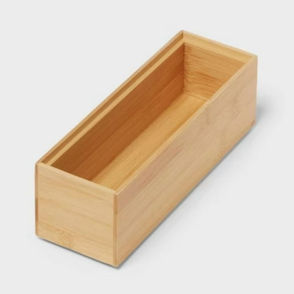3"x9" Natural Kitchen Drawer Organizer
