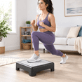 3.35 Inch Low Step Stool for Adults Seniors Black Grey Small - Walmart.com