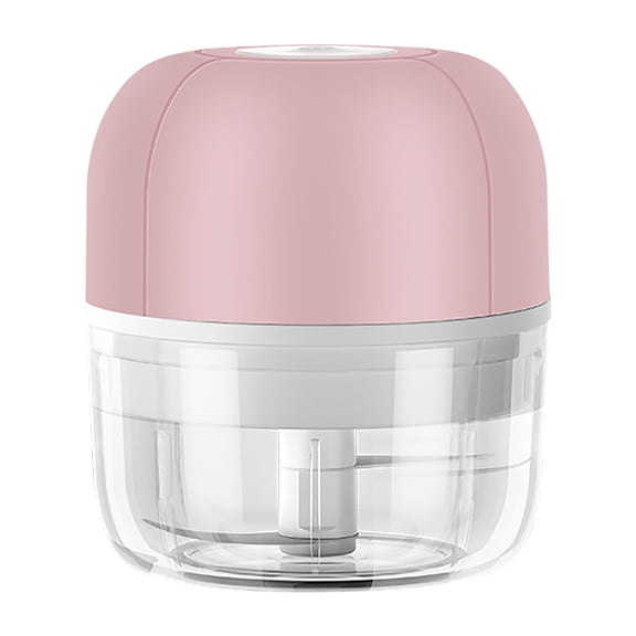 3.38*3.85 Inch Electric Garlic Chopper, Mini Portable Veggie Chopper, Garlic Grinder Masher Onion Chopper, Blender to Vegetable, Wireless Food Processor for Ginger, Chili, Fruit, Meat, etc