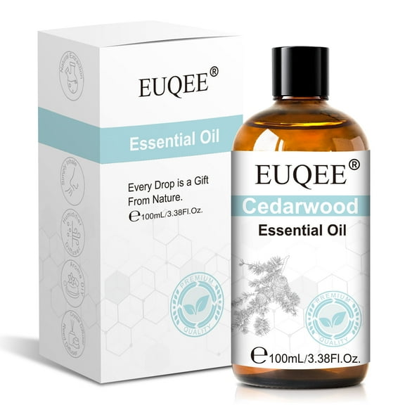 3.38 Fl Oz Cedarwood Essential Oil for diffusers, humidifiers, Home fragrances, DIY Skincare, soap Making, DIY Candle Making, Relaxation, Yoga, and Meditation