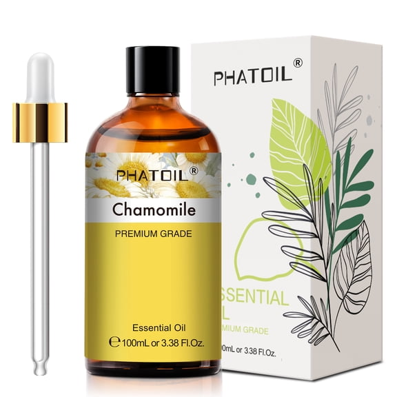 3.38 Fl Oz Chamomile Essential Oils for Hair, Skin, Diffuser, Aromatherapy, DIY Soap Making Scent