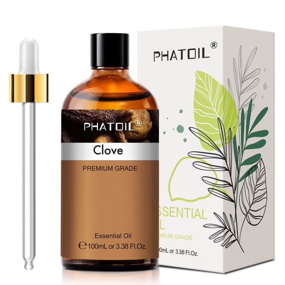 3.38 Fl Oz Clove Bud Essential Oils for Hair, Skin, Diffuser, Aromatherapy, DIY Soap Making Scent