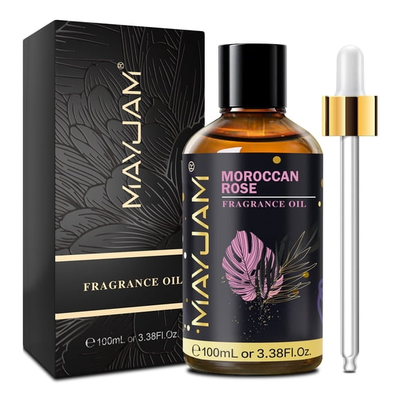 3.38 Fl Oz Moroccan Rose Fragrance Oil for Diffuser Humidifier Yoga Cleaning DIY Candle Soap Making