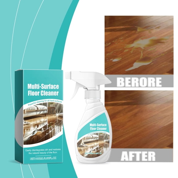 3.38 fl oz Multi-Surface Floor Cleaner, Powerful Stain Decontamination Solution, Streak-Free Quick Drying Floor Polish, Natural Luster Restoring Deep Cleaning Agent for Hard Household Floors