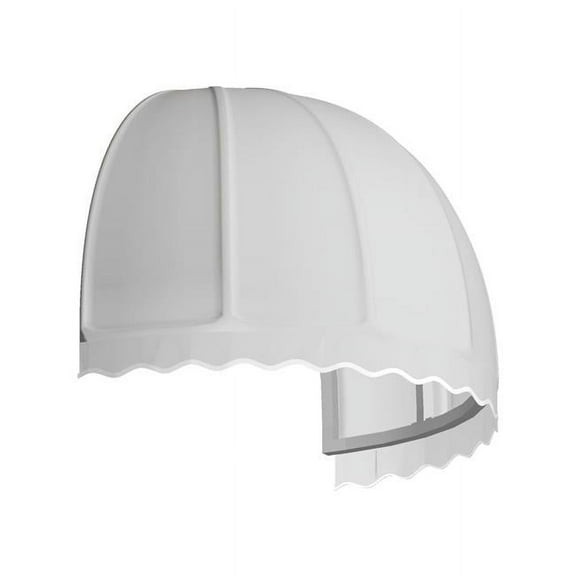 3.38 ft. Bostonian Window & Entry Awning, Off White - 31 x 24 in.