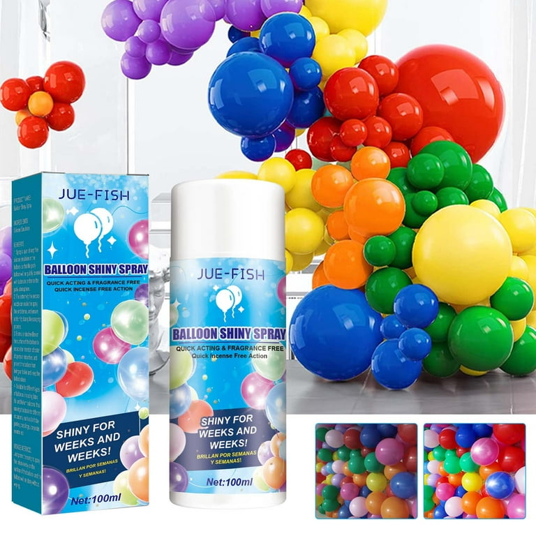 3.38 oz JUE-FISH Balloon High Shine Spray for Latex Balloons