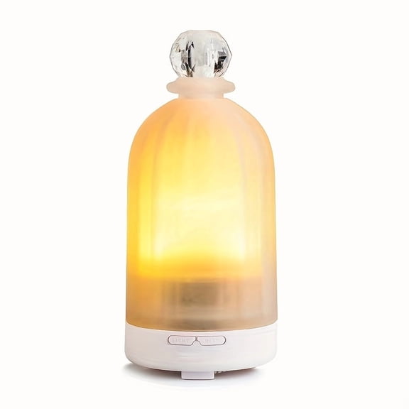 3.38oz Essential Oil Diffuser, Soundwave Technology Silent/7-color Light Adjustable Machine, Automatic Shut-off Humidifier, Suitable for Bedrooms, Living Rooms, Offices, Ideal Holiday Gifts
