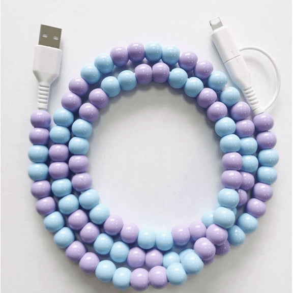 USB C to USB A Cable 3.3FT,60W Fast Charging Beaded Charger Cord Compatible for iPhone /iPad Pro Air/ Samsung