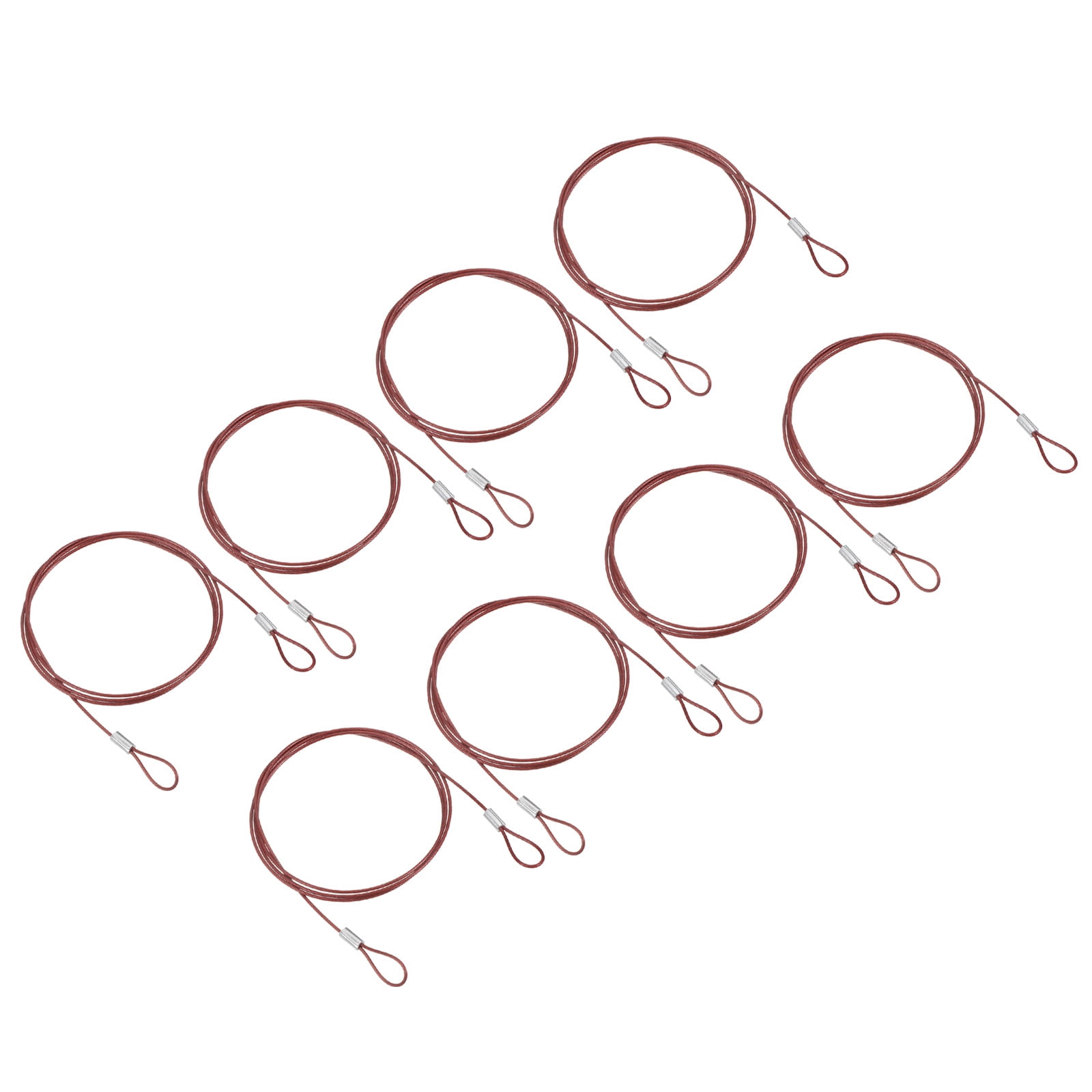 Uxcell Safety Cable Lock Stainless Steel Security Wire Rope with Double ...