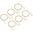 thumbnail image 1 of 3.3Ft 1.5mm Dia Safety Cable Lock Steel Stage Lighting Security Wire Rope, Yellow 6 Pack, 1 of 6