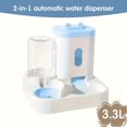3.3L Automatic Cat Feeder 2in1 Dry and Wet Pet Dog Food Water Dispenser