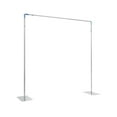 thumbnail image 1 of 3*3M Wedding Bracket Photography Backdrop Stand Heavy Duty Pipe and Drape Kit for Event Party Silver, 1 of 10