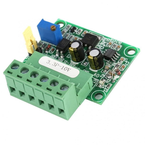 3.3P-5V 3.3V Pwm Signal To 0-10V Voltage Converter D/A Digital-Analog Plc Module