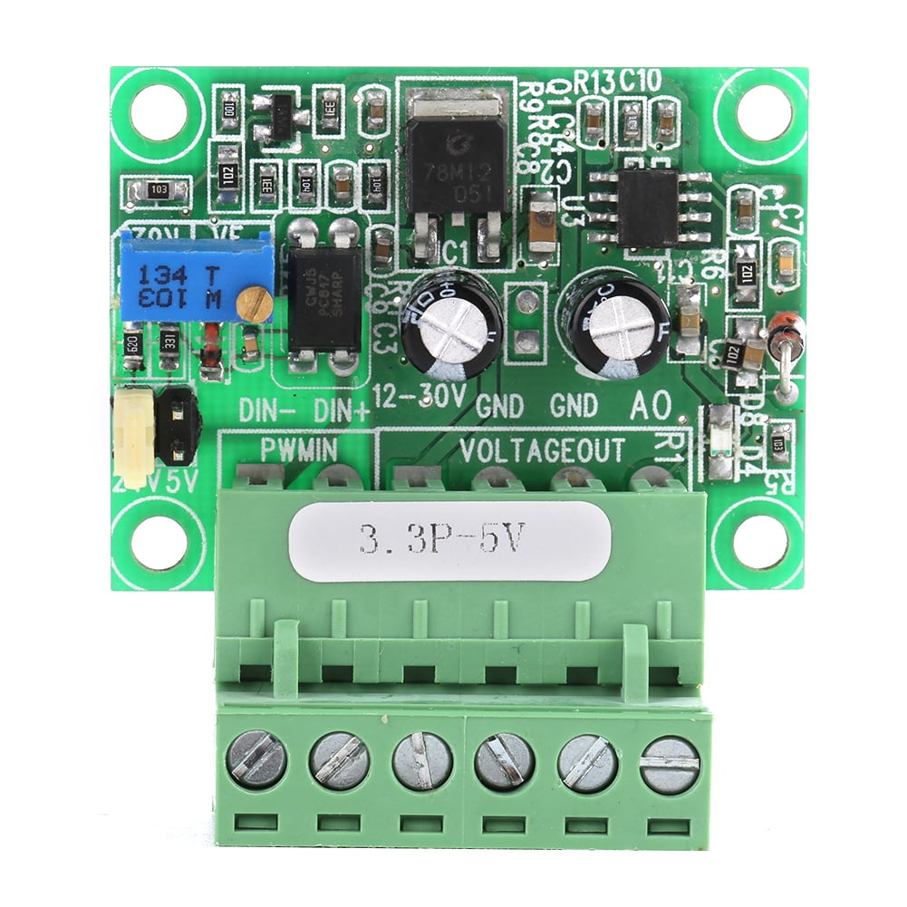 3.3V PWM Signal to 05V Voltage Converter D/A DigitalAnalog PLC Module