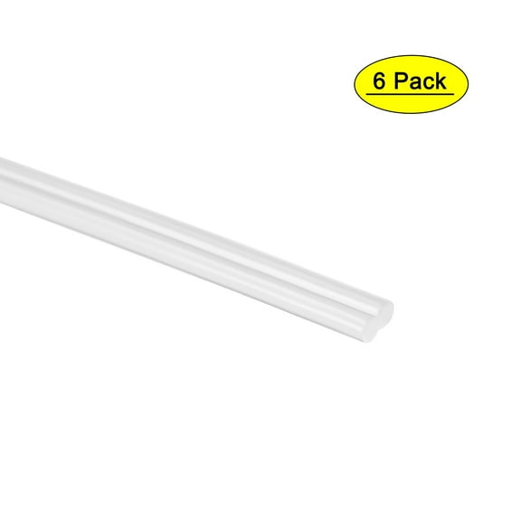 3.3ft 3/16-inch Plastic Welding Rods PP Welder Rod Clear 6 Pack