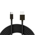 thumbnail image 1 of 3.3ft Metal Connector & Nylon Braided Micro Usb 2.0 Data Cable In Black, 1 of 4