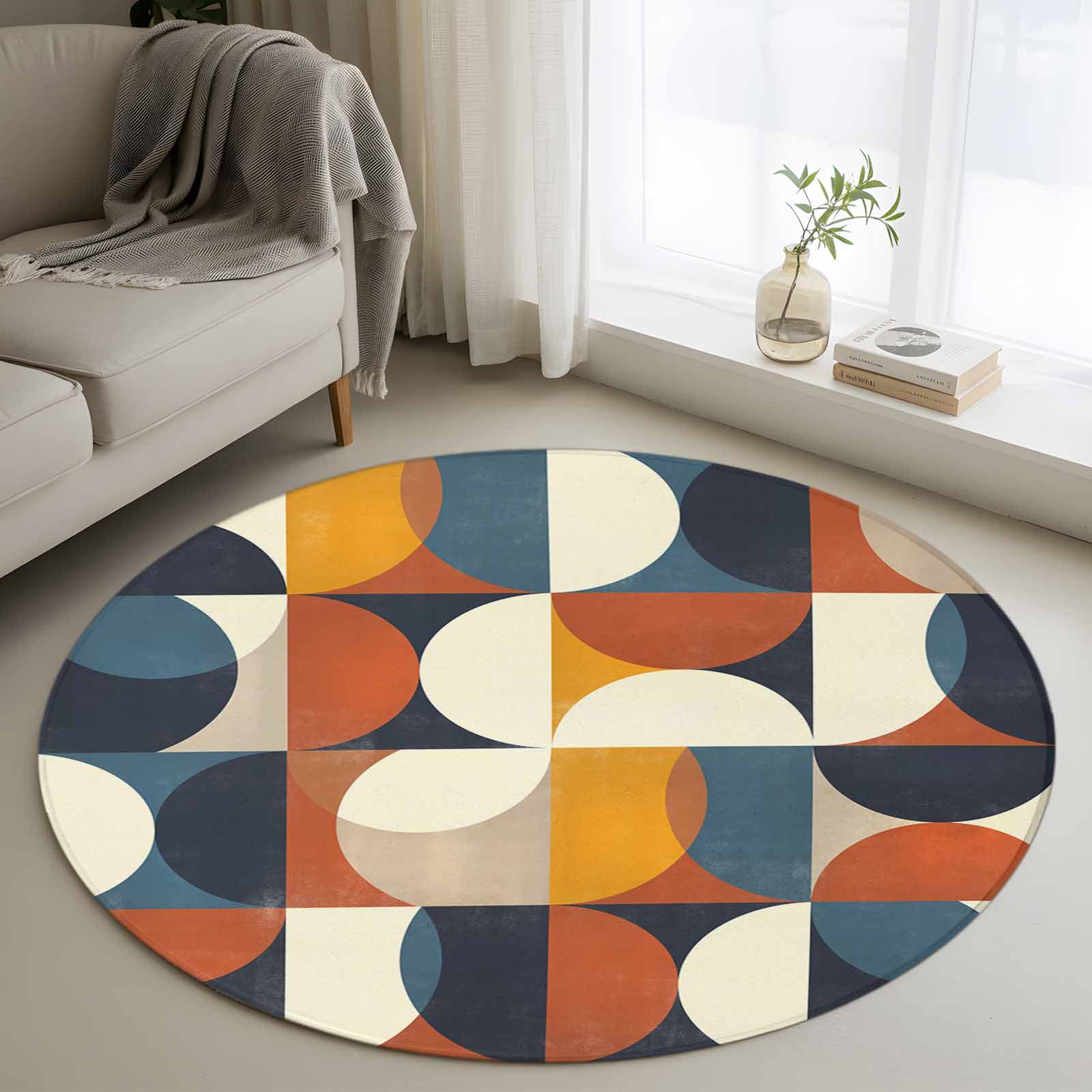 3 Ft Round Rugsnull