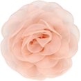 thumbnail image 1 of 3.3in Dainty Rose Brooch for Women Floral Corsage Elegant Wedding Boutonniere Bridal Party Lapel Pins Camellia Fabric Flower for Dance Ceremony Dress Suit Clothes Accessory Classic Jewelry, 1 of 12