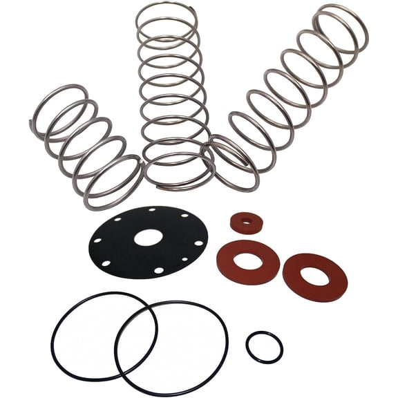 3/4-1" Backflow Preventer Repair Kit Fits for Wilkins Zurn Backflow Preventer Models 975XL & 975XL2 Reduced Pressure Backflow Preventer Complete Repair Kit with Springs,O-rings
