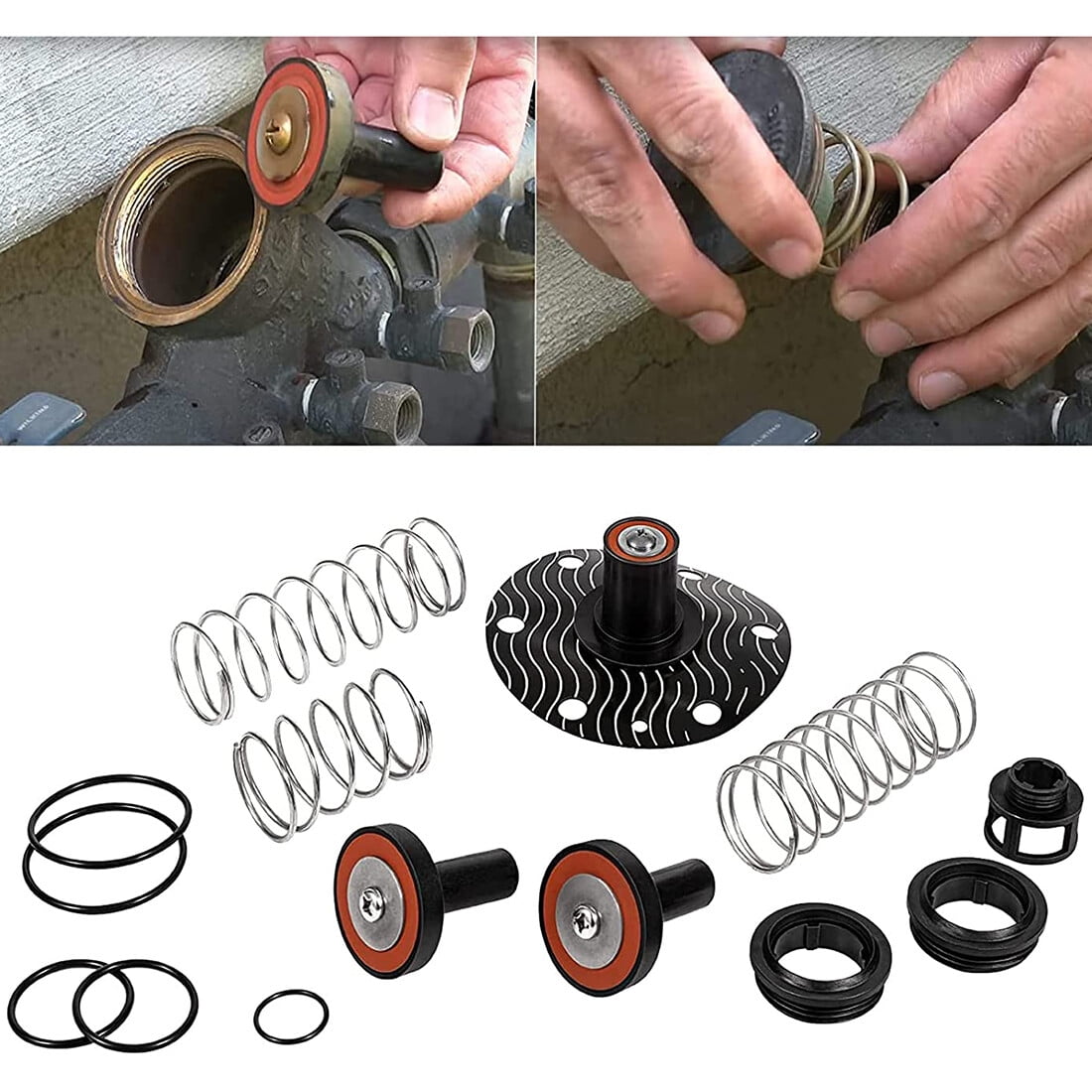 Repair Kit For Wilkins 3/4"-1" Model 975XL/975XL2 Backflow Preventer - Includes Lubricant & Rubber Seals