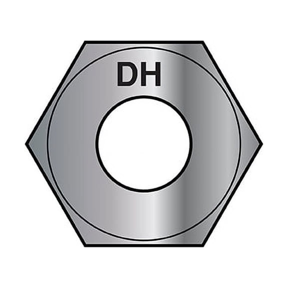 3/4-10 Heavy Hex Structural Nuts A563DHG Hot Dipped Galvanized with Lubricant Coating (Pack Qty 125) BC-75A563DHG