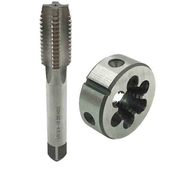 3/4-10 UNC Tap And Die SetHSS 3/4-10 UNC Tap and 3/4-10 UNC Die Right Hand