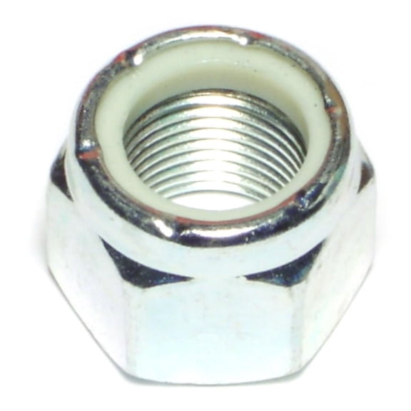 3/4"-10 Zinc Plated Grade 2 Steel Coarse Thread Nylon Insert Lock Nuts LNS-383