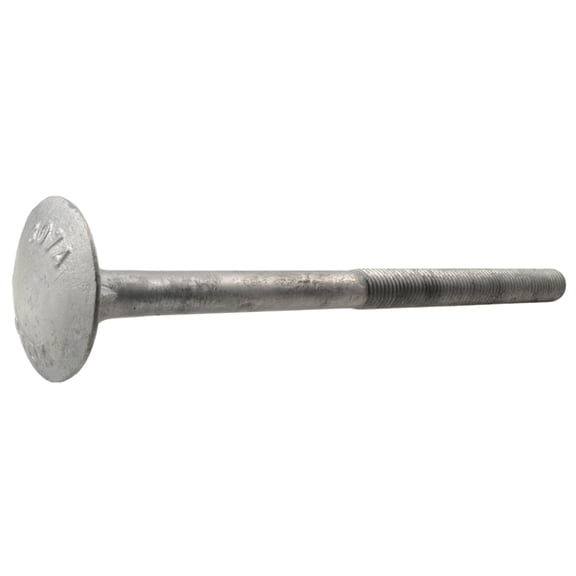 3/4"-10 x 12" Galvanized Steel Coarse Thread Dome Timber Screws (15 pcs.)