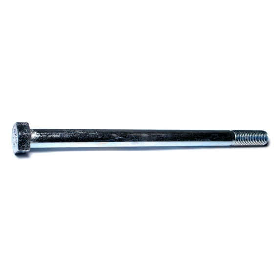 3/4"-10 x 12" Zinc Plated Grade 2 / A307 Hex Bolts HBHS-590 (10 pcs)