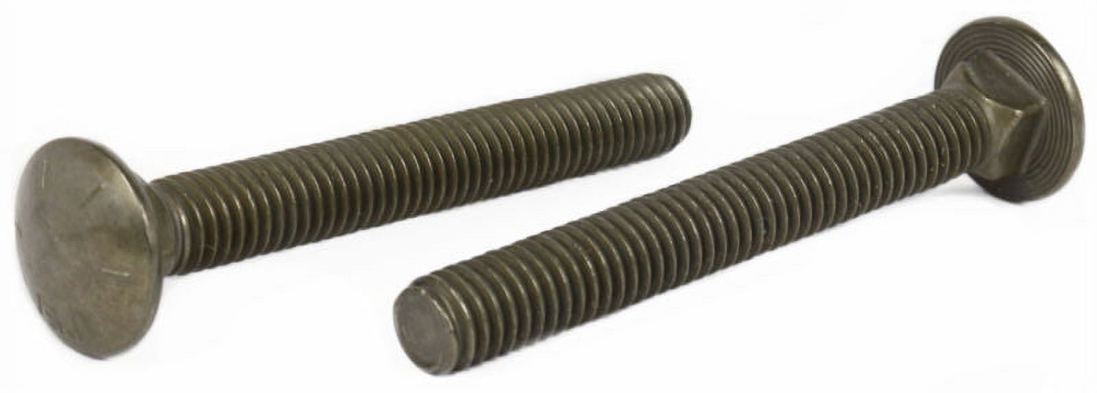 3/4-10 x 4" Carriage Bolts / Full Thread / Grade 8 / Plain - 65 Piece Carton