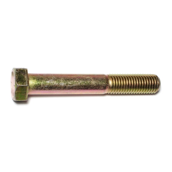 3/4"-10 x 5" Zinc Plated Grade 8 Steel Coarse Thread Hex Cap Screws HCS8-435
