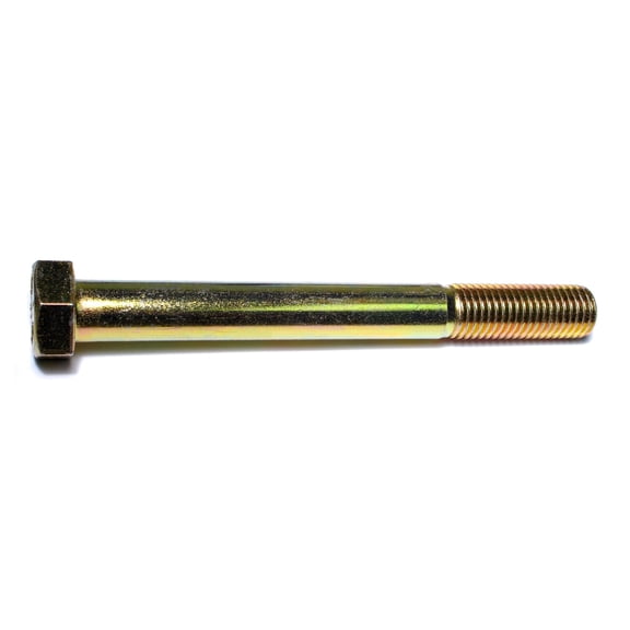 3/4"-10 x 7" Zinc Plated Grade 8 Steel Coarse Thread Hex Cap Screws HCS8-441