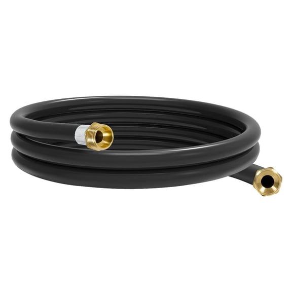 3/4" 10FT Fuel Transfer Hose for Dispensing Gasoline Diesel Kerosene Black