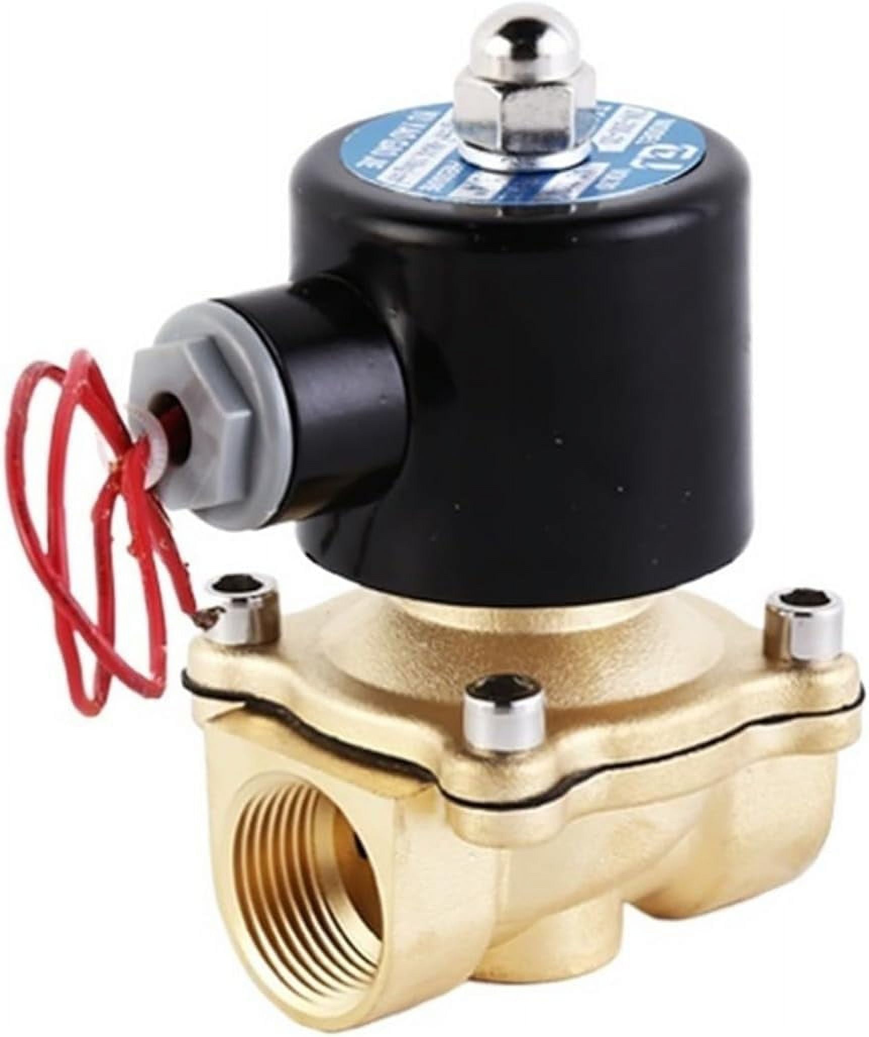 3/4" 12V Water Solenoid Valve Normally Closed Brass DN20 220V 24V 110V