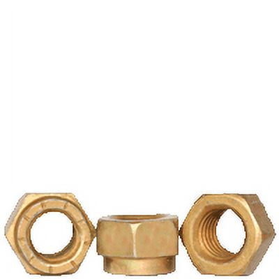 3/4"-16 Collar Lock Nuts, Grade 9, Cadmium Yellow & Wax Plating, USA Alloy Steel (inch) (Quantity: 400)